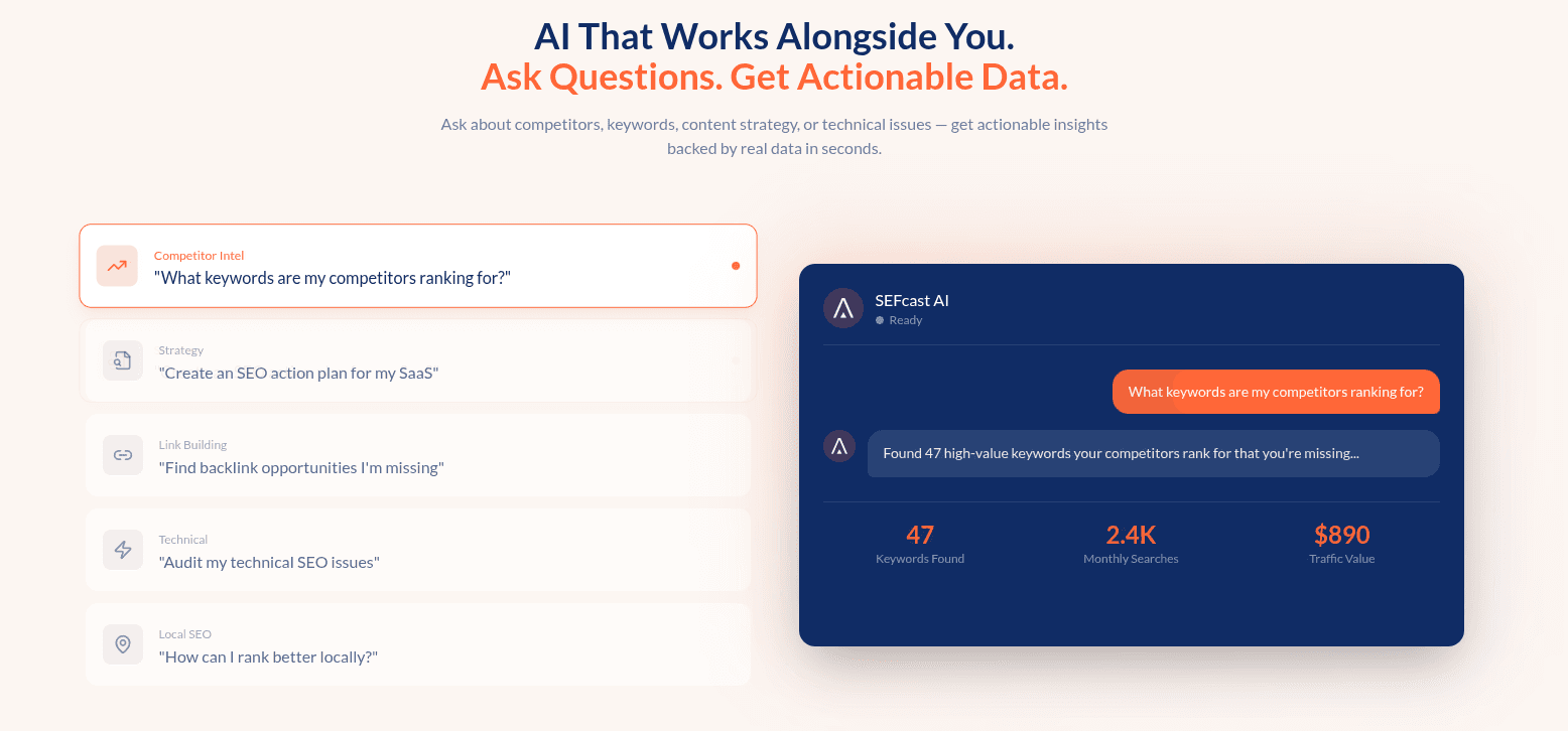 SEFcast screenshot 1